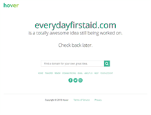Tablet Screenshot of everydayfirstaid.com